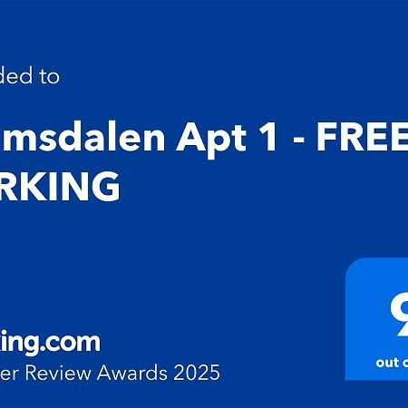 Tromsdalen Apt 1 - Free Parking Tromsø Exteriör bild